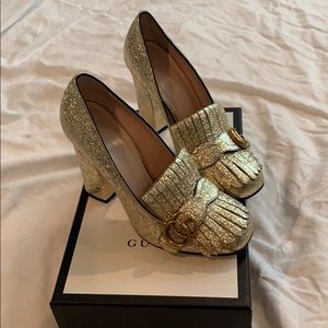 Gucci Marmont 105mm heels
